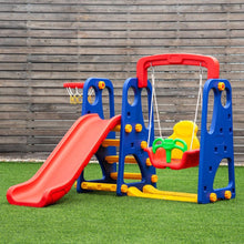 Load image into Gallery viewer, 3 in 1 Colorful Junior Climber and Slide Children Swing Set - Adler's Store