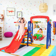 Load image into Gallery viewer, 3 in 1 Colorful Junior Climber and Slide Children Swing Set - Adler's Store