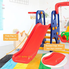 Load image into Gallery viewer, 3 in 1 Colorful Junior Climber and Slide Children Swing Set - Adler's Store