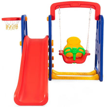 Load image into Gallery viewer, 3 in 1 Colorful Junior Climber and Slide Children Swing Set - Adler's Store