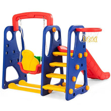 Load image into Gallery viewer, 3 in 1 Colorful Junior Climber and Slide Children Swing Set - Adler's Store