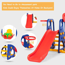 Load image into Gallery viewer, 3 in 1 Colorful Junior Climber and Slide Children Swing Set - Adler's Store