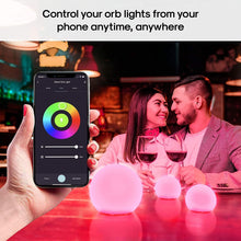 Load image into Gallery viewer, 3 Pack Smart Portable WiFi-Compatible Orb LED Light - Adler's Store