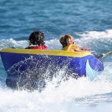 Load image into Gallery viewer, 3 Person Towable Tube for Boating Water Sports with Tow Rope and Air Pump - Adler's Store