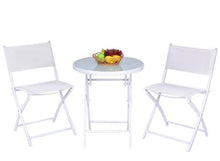Load image into Gallery viewer, 3 Piece Folding Table and Chairs Patio Set - Adler's Store