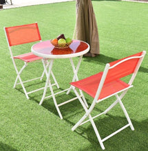 Load image into Gallery viewer, 3 Piece Folding Table and Chairs Patio Set - Adler's Store
