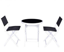 Load image into Gallery viewer, 3 Piece Folding Table and Chairs Patio Set - Adler's Store