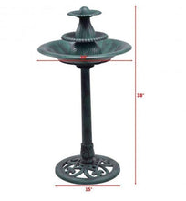 Load image into Gallery viewer, 3 Tiers Bird Bath Water Fountain with Pump - Adler&#39;s Store