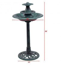 Load image into Gallery viewer, 3 Tiers Bird Bath Water Fountain with Pump - Adler's Store