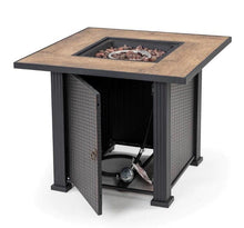 Load image into Gallery viewer, 30 Inch Square Fireplace Coffee Table Propane Gas Fire Pit Patio Centerpiece - Adler's Store