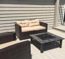 Load image into Gallery viewer, 32 Inch Steel Fire Pit Table - Adler's Store