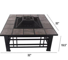 Load image into Gallery viewer, 32 Inch Steel Fire Pit Table - Adler's Store