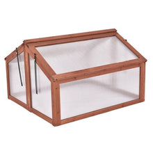 Load image into Gallery viewer, 35 x 31 Inch Portable Wooden Greenhouse Cold Frame Weather Plant Protection Box - Adler's Store
