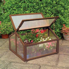 Load image into Gallery viewer, 35 x 31 Inch Portable Wooden Greenhouse Cold Frame Weather Plant Protection Box - Adler's Store