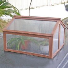 Load image into Gallery viewer, 35 x 31 Inch Portable Wooden Greenhouse Cold Frame Weather Plant Protection Box - Adler's Store