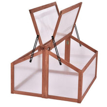 Load image into Gallery viewer, 35 x 31 Inch Portable Wooden Greenhouse Cold Frame Weather Plant Protection Box - Adler's Store