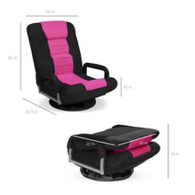 Load image into Gallery viewer, 360-Degree Swivel Gaming Floor Chair - Adler's Store