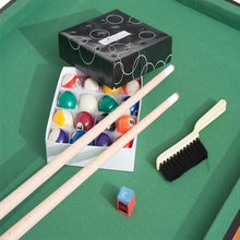 Load image into Gallery viewer, 4.5 Ft Mini Portable Pool Table with 2 Cues and Balls Set - Adler's Store
