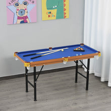Load image into Gallery viewer, 4.5 Ft Mini Portable Pool Table with 2 Cues and Balls Set - Adler's Store