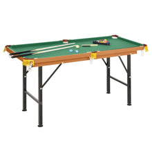 Load image into Gallery viewer, 4.5 Ft Mini Portable Pool Table with 2 Cues and Balls Set - Adler's Store