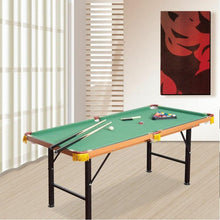 Load image into Gallery viewer, 4.5 Ft Mini Portable Pool Table with 2 Cues and Balls Set - Adler's Store