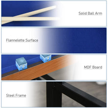 Load image into Gallery viewer, 4.5 Ft Mini Portable Pool Table with 2 Cues and Balls Set - Adler's Store