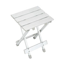 Load image into Gallery viewer, 4 Ft Folding Aluminum Picnic Table with 4 Stools - Adler's Store