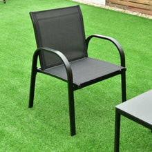 Load image into Gallery viewer, 4 Piece Patio Furniture Set with Glass Top Coffee Table - Adler's Store