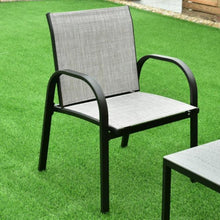 Load image into Gallery viewer, 4 Piece Patio Furniture Set with Glass Top Coffee Table - Adler's Store