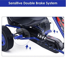 Load image into Gallery viewer, 4 Wheels Steel Frame Kids Pedal Go Kart - Adler's Store