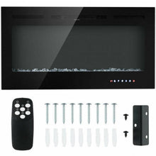 Load image into Gallery viewer, 40 Inch Electric Recessed Wall Mounted Multicolor Flame Fireplace - Adler's Store