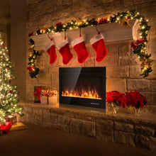 Load image into Gallery viewer, 40 Inch Electric Recessed Wall Mounted Multicolor Flame Fireplace - Adler's Store
