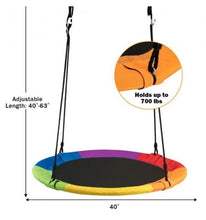 Load image into Gallery viewer, 40 Inch Kids Flying Saucer Adjustable Swing - Adler's Store
