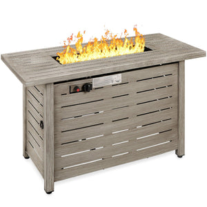 42 Inch 50,000 BTU Steel Gas Fire Pit Table - Adler's Store
