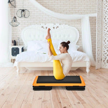 Load image into Gallery viewer, 43 Inch Adjustable Height Aerobic Step with 4 Risers - Adler's Store