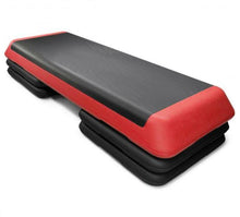 Load image into Gallery viewer, 43 Inch Adjustable Height Aerobic Step with 4 Risers - Adler's Store