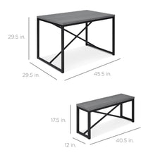Load image into Gallery viewer, 45.5 inch Space-Saving 3-Piece Dining Furniture Set - Adler's Store