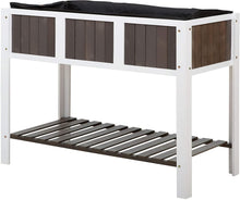 Load image into Gallery viewer, 47 x 23 x 35 Inch 2 Tiers Elevated Wooden Planter Bed - Adler's Store