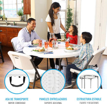 Load image into Gallery viewer, 48 Inch Round Patio Garden Picnic Party Event Folding Portable Table
