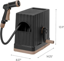 Load image into Gallery viewer, All-in-One Rectangular Retractable Hose Reel with Nozzle