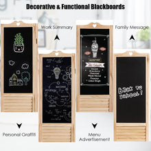 Load image into Gallery viewer, 5.7Ft 4 Panel Wood Folding Divider With Blackboard - Adler's Store