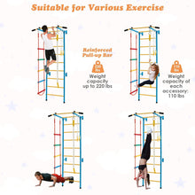 Load image into Gallery viewer, 5 in 1 Indoor Kids Playground with Wall Ladder Rope and Gymnastic Rings - Adler's Store