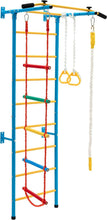 Load image into Gallery viewer, 5 in 1 Indoor Kids Playground with Wall Ladder Rope and Gymnastic Rings - Adler's Store