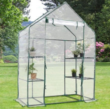Load image into Gallery viewer, 56 x 29 Inch Portable 4 Shelves Walk In Greenhouse - Adler's Store