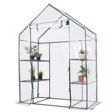 Load image into Gallery viewer, 56 x 29 Inch Portable 4 Shelves Walk In Greenhouse - Adler's Store