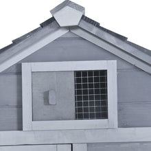 Load image into Gallery viewer, 59 Inch Wooden Chicken Coop Hen House with Nesting Box and Run - Adler's Store