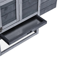 Load image into Gallery viewer, 59 Inch Wooden Chicken Coop Hen House with Nesting Box and Run - Adler's Store