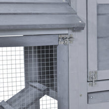 Load image into Gallery viewer, 59 Inch Wooden Chicken Coop Hen House with Nesting Box and Run - Adler's Store