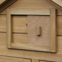 Load image into Gallery viewer, 59 Inch Wooden Chicken Coop Hen House with Nesting Box and Run - Adler's Store