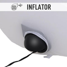 Load image into Gallery viewer, 6 Foot Light Up Inflatable Santa Claus and Polar Bear Holiday Decor - Adler's Store
